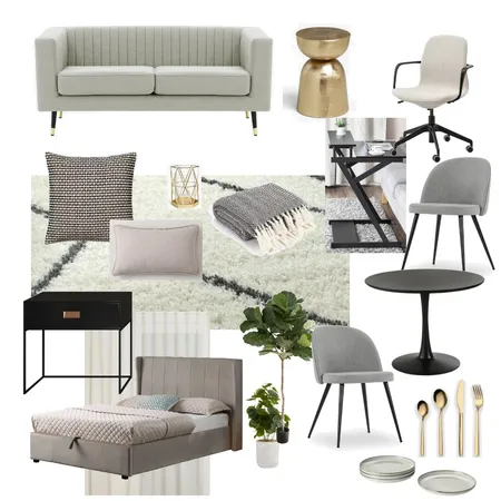 DTower 1beds Interior Design Mood Board by Lovenana on Style Sourcebook