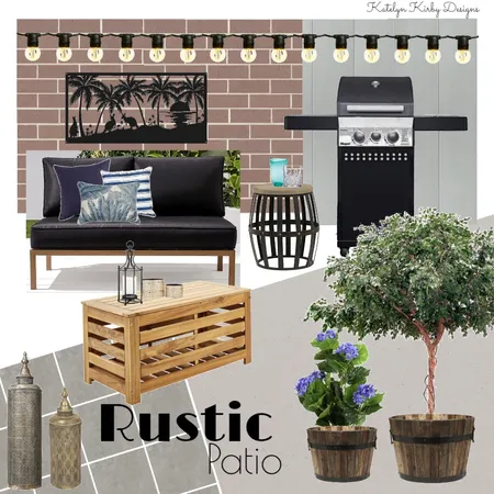 Rustic Patio Interior Design Mood Board by Katelyn Kirby Interior Design on Style Sourcebook