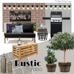 Rustic Patio Interior Design Mood Board by Katelyn Kirby Interior Design on Style Sourcebook