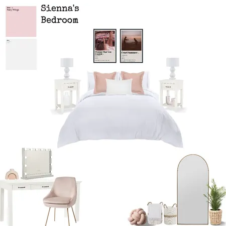 Sienna's bedroom Interior Design Mood Board by cypress on Style Sourcebook