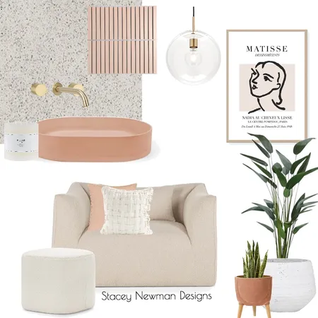 Pink Colour Palette Interior Design Mood Board by Stacey Newman Designs on Style Sourcebook