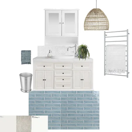 DRAFT Weekend Makeover Hamptons Bathroom Interior Design Mood Board by Adua on Style Sourcebook