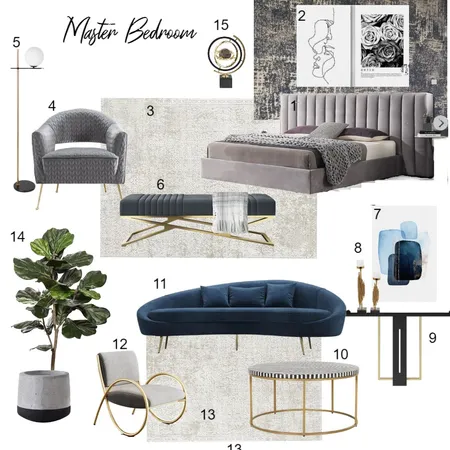 master room -first floor Interior Design Mood Board by Megha on Style Sourcebook