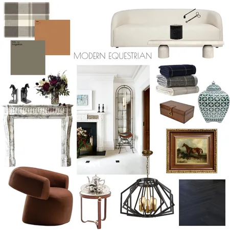MODERN EQUESTRIAN Interior Design Mood Board by mrm_al on Style Sourcebook