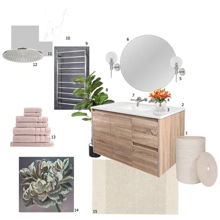 Ensuite Interior Design Mood Board by Brie on Style Sourcebook