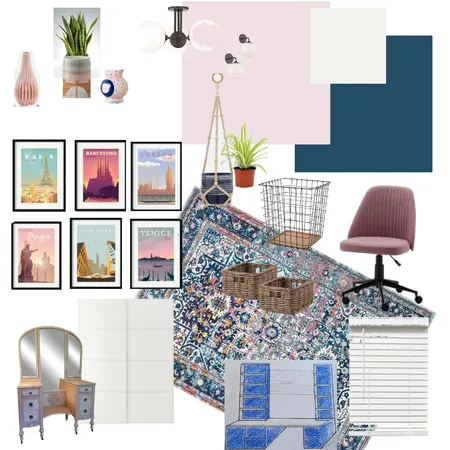 Ms. Brodie's home office Interior Design Mood Board by Linsey on Style Sourcebook