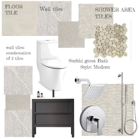SURBHI MASTER BATH Interior Design Mood Board by rachna mody on Style Sourcebook