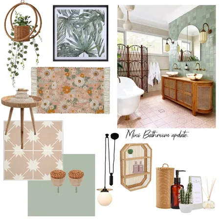 Bathroom mini reno v3 Interior Design Mood Board by thebohemianstylist on Style Sourcebook