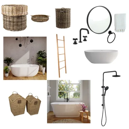 RUSTIC BATHROOM Interior Design Mood Board by ZOI CHATZITRYFON on Style Sourcebook