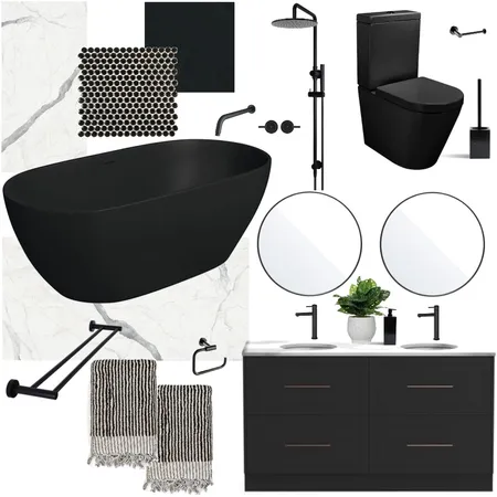 bathroom black Interior Design Mood Board by Decor n Design on Style Sourcebook