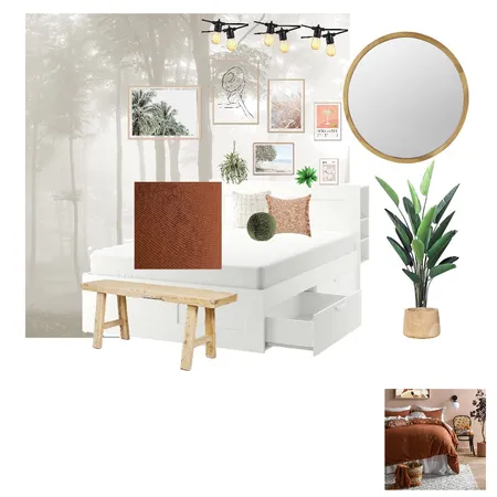 Bohemian Jungle Interior Design Mood Board by kemina&co on Style Sourcebook
