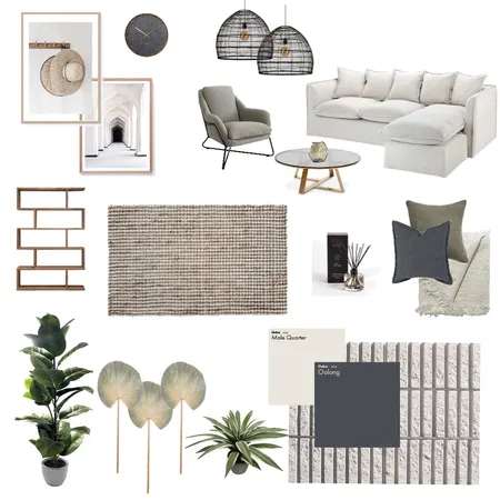 Earth and Coal Interior Design Mood Board by Ruby Whitson on Style Sourcebook