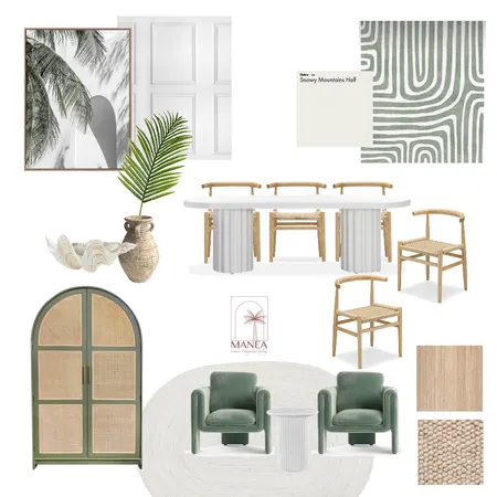 Dining/Sitting Room Interior Design Mood Board by Manea Interiors on Style Sourcebook