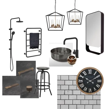 Modern Industrial Interior Design Mood Board by The Blue Space on Style Sourcebook