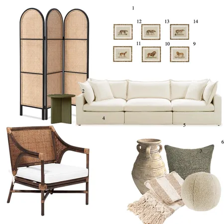 Living space Interior Design Mood Board by pattern arrangements on Style Sourcebook