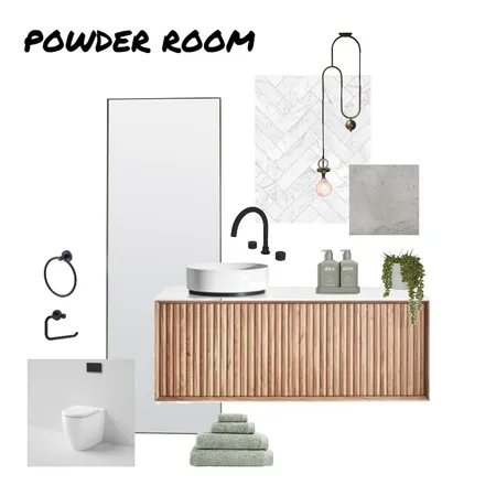 Powder Room Interior Design Mood Board by AshleighG on Style Sourcebook