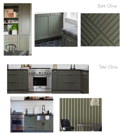 Dark Olive & Tate Olive -  Benjamin Moore Interior Design Mood Board by breehassman on Style Sourcebook