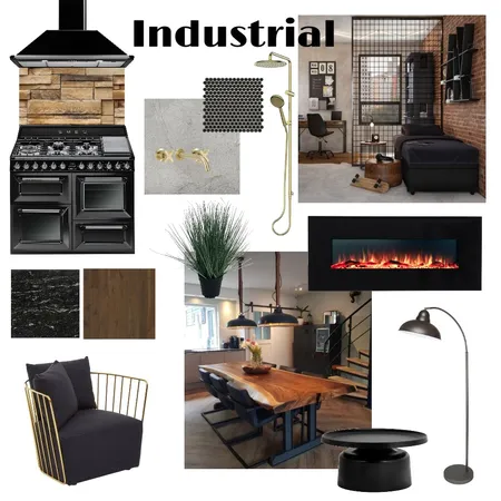 Industrial Moodboard Interior Design Mood Board by astclare on Style Sourcebook