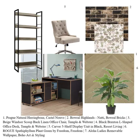 Study Interior Design Mood Board by Nisha on Style Sourcebook