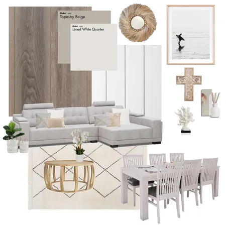 Lakefield House Open Plan Living, Dining & Entry Interior Design Mood Board by Samantha Crocker on Style Sourcebook