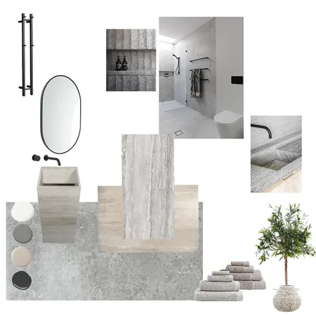 Lusha guest bathroom Interior Design Mood Board by Melina Sternberg on Style Sourcebook