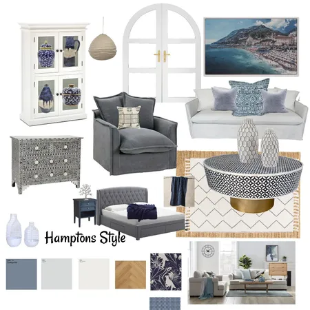 Hamptons Style Mod Interior Design Mood Board by Tammy on Style Sourcebook