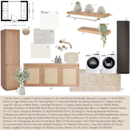 Laundry Interior Design Mood Board by Bree.Rouse on Style Sourcebook