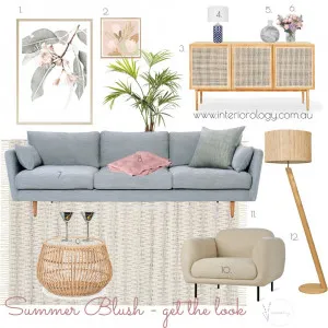Summer Blush 2023 Interior Design Mood Board by interiorology on Style Sourcebook