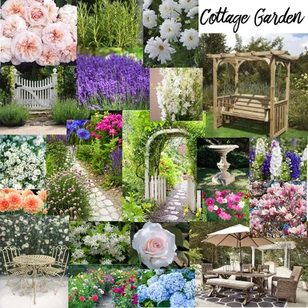 Cottage Garden Interior Design Mood Board by Nicky Crowe on Style Sourcebook