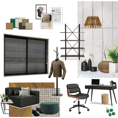 חדר עבודה Interior Design Mood Board by ora dan on Style Sourcebook