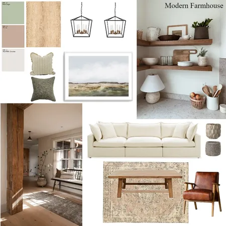 Modern Farmhouse Interior Design Mood Board by steph0991 on Style Sourcebook