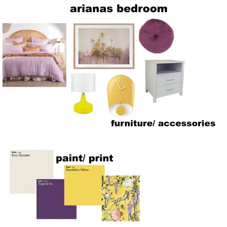 arianas bedroom Interior Design Mood Board by ariana on Style Sourcebook