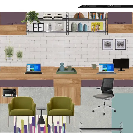 Marina Office Interior Design Mood Board by Tamiris on Style Sourcebook