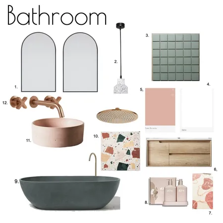 Bathroom Interior Design Mood Board by Reedesigns on Style Sourcebook