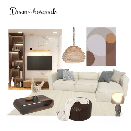 Dnevni boravak 2 ugaona i tabure Interior Design Mood Board by Fragola on Style Sourcebook