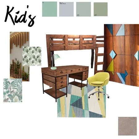 kids room ergasia Interior Design Mood Board by aperrou30 on Style Sourcebook
