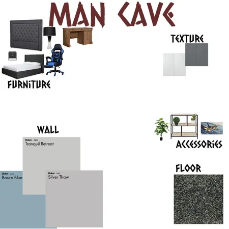 man cave Interior Design Mood Board by Will M Granger (Ghost) on Style Sourcebook