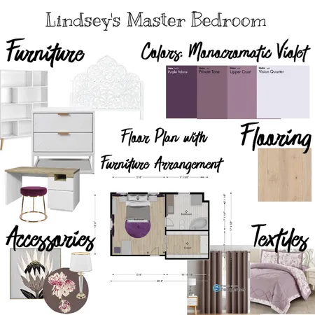Lindsey's Master Bedroom Interior Design Mood Board by lindseydunn on Style Sourcebook