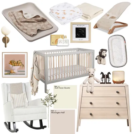 Nursery Interior Design Mood Board by jaswatters on Style Sourcebook