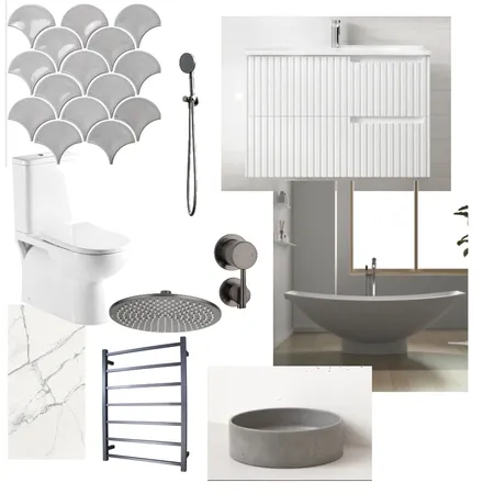 Main bathroom Interior Design Mood Board by graceyang on Style Sourcebook