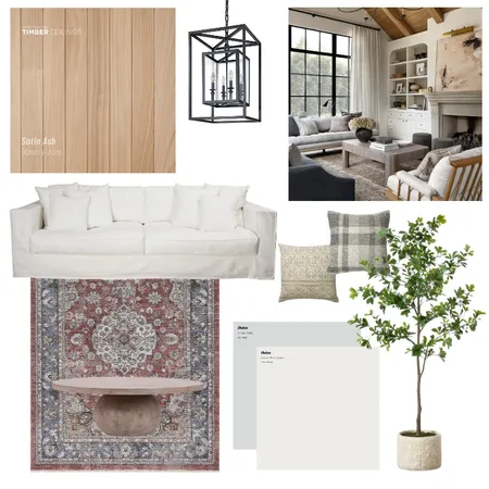 Modern Farmhouse living room Interior Design Mood Board by Eliza_Benecke on Style Sourcebook