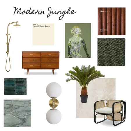 Modern Jungle Interior Design Mood Board by CarolineB83 on Style Sourcebook