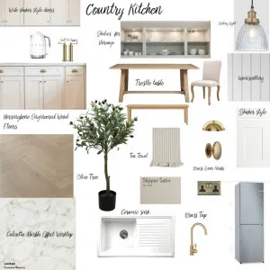 Country Kitchen Interior Design Mood Board by Naomik on Style Sourcebook