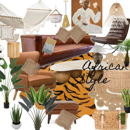 African Style/Bohemiean 2 Interior Design Mood Board by Tammy on Style Sourcebook