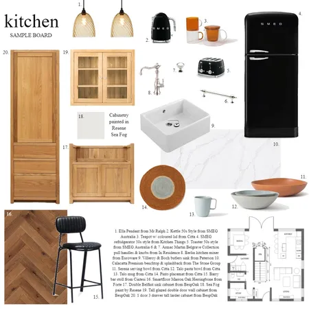 Kitchen Interior Design Mood Board by Ella Harrison on Style Sourcebook