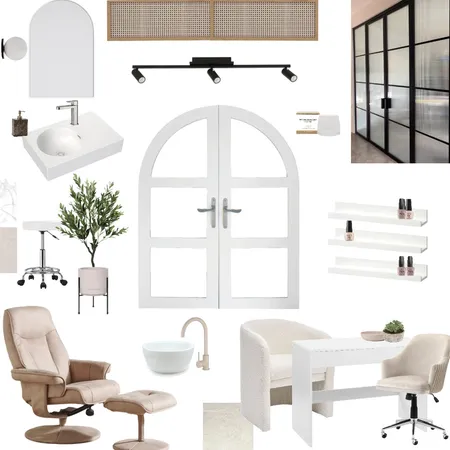 Nail Salon Sample Board Interior Design Mood Board by AJ Lawson Designs on Style Sourcebook