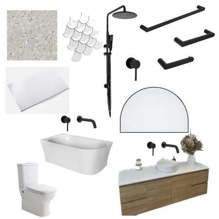 Coastal contemporary Interior Design Mood Board by Hilite Bathrooms on Style Sourcebook