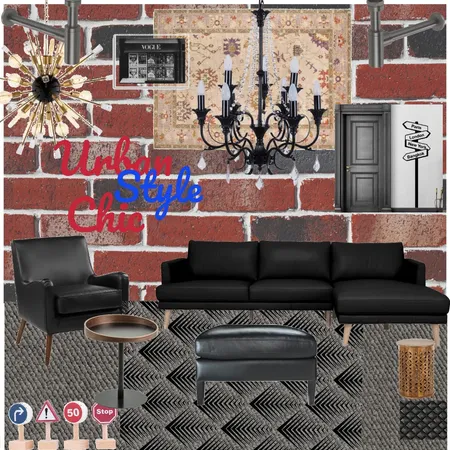 Urban Style Chic Interior Design Mood Board by Tammy on Style Sourcebook