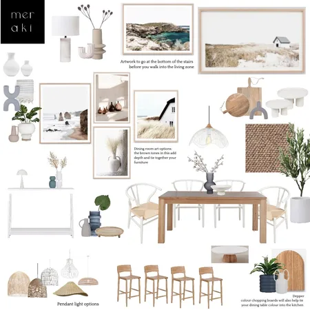 Hamptons - Dining and kitchen Interior Design Mood Board by Meraki on Style Sourcebook