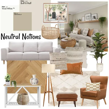 Neutral Notions Interior Design Mood Board by Linsey on Style Sourcebook